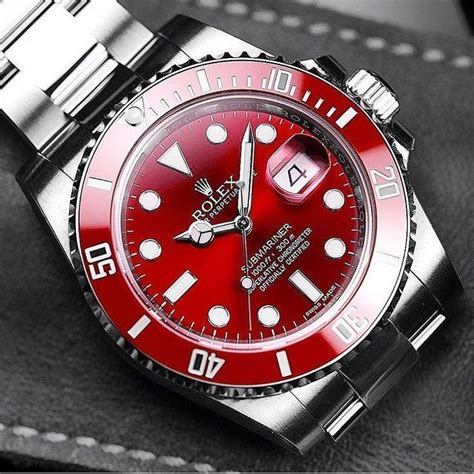 rolex submariner red ring|rolex submariner red black bezel.